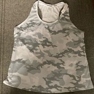Athletic Works Gray Camo Tank Top